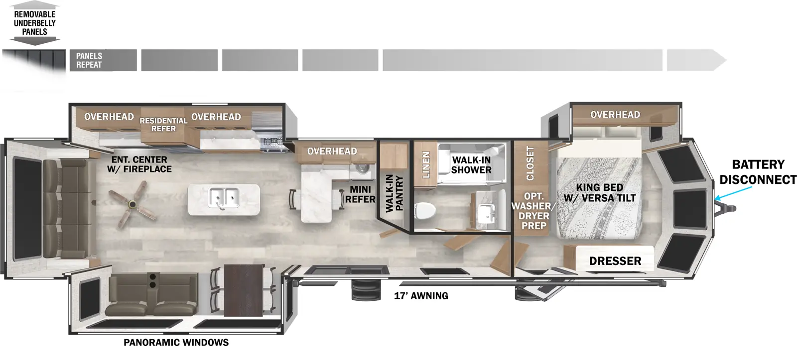 Salem Villa 40RLB Floorplan